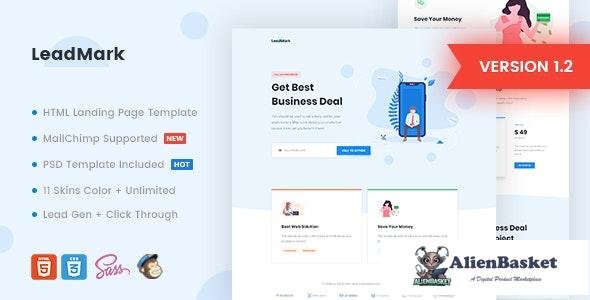 18379 LeadMark v1.2 - Business HTML Landing Page Template 