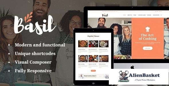 17230 Basil v1.3 - Cooking Classes and Workshops WordPress Theme 