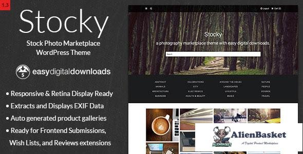 18686 Stocky v1.5.0 - A Stock Photography Marketplace Theme 
