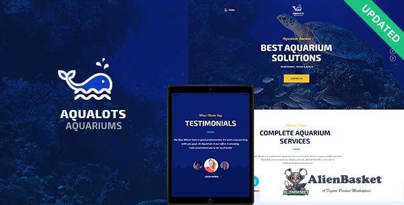 12867 Aqualots v1.0 - Aquarium Services WordPress Theme 