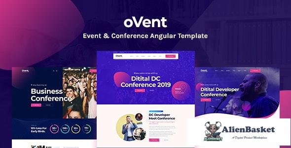 25128 Ovent v1.0 - Angular 10 Event Conference & Meetup Template 