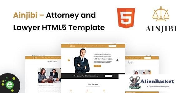 26401 Ainjibi v1.0 – Attorney and Lawyer HTML5 Template 