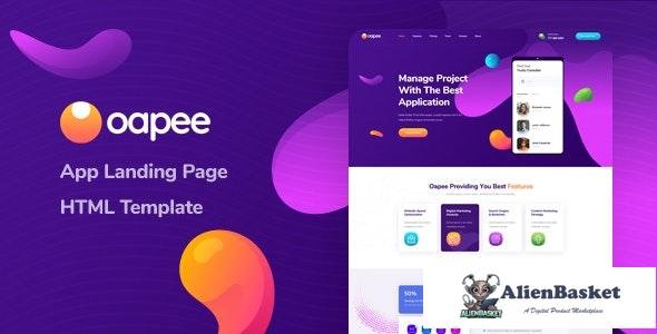 21097 Oapee v1.0 - App Landing Page HTML Template 