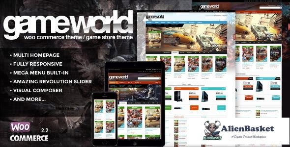 10346 GameWorld v2.0 - WooCommerce Game Theme 