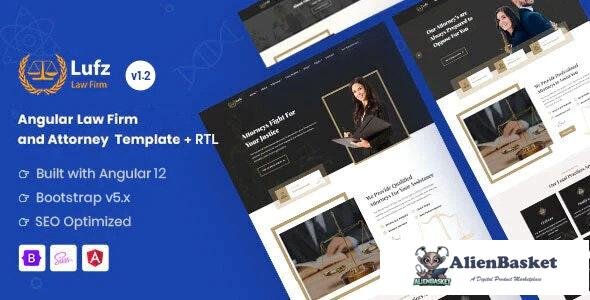 28628 Lufz v1.2 - Angular 12 Law Firm & Attorney Template 