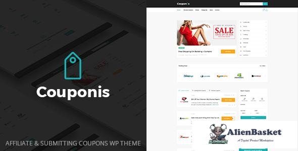 19426 Couponis v3.1.1 - Affiliate & Submitting Coupons WordPress Theme 