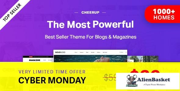 11798 CheerUp v6.0.1 - Blog / Magazine - WordPress Blog Theme 