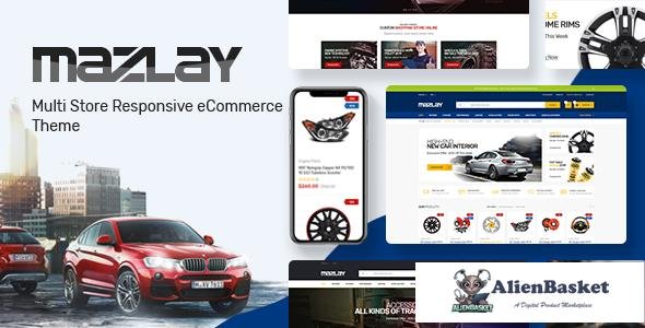 15754 Mazlay v1.0 - Car Accessories OpenCart Theme (Included Color Swatches) 