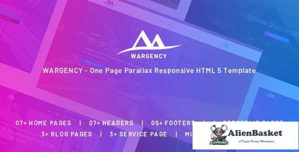 17418 Wargency v1.0 - Onepage Creative Agency Responsive HTML5 Template 