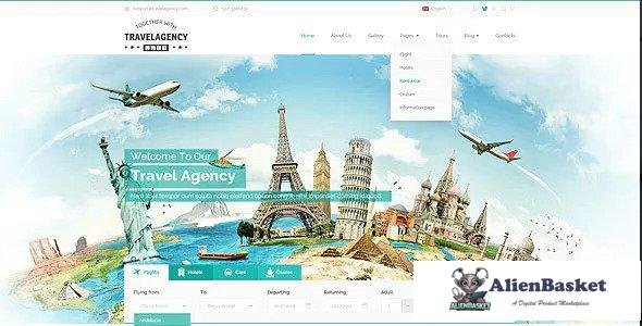 13875 Travel Agency - Bootstrap Template 