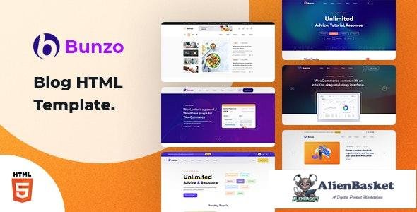26496 Bunzo v1.0 - Blog Bootstrap 5 HTML Template 