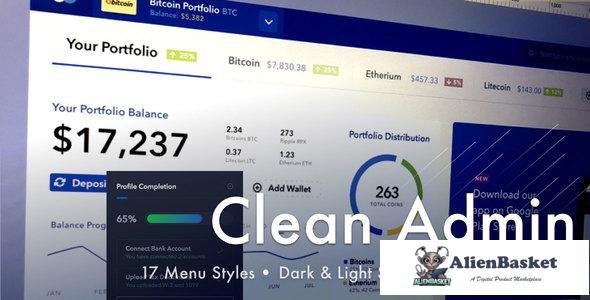 14588 Light Admin v4.3.0 - Clean Bootstrap 4 Dashboard HTML Template with Crypto 