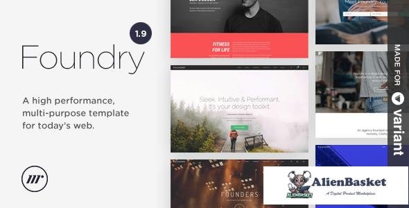 26248 Foundry Multipurpose HTML v1.9.9.1 + Variant Page Builder 