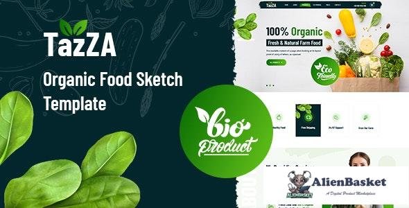 24756 TazZA v1.0 - Organic Food Sketch Template 