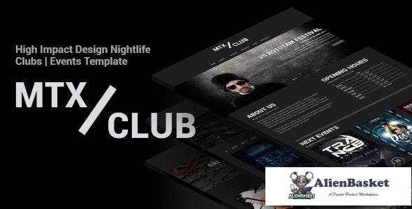 27593 MTX Club v1.0 - Nightlife And Bars Template 