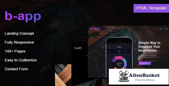 23713 B-app v1.0 - Landing HTML Template 