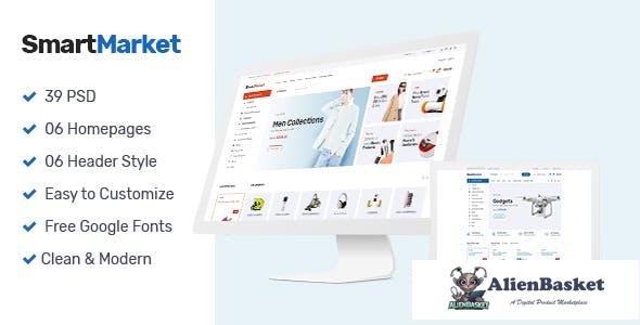 14143 SmartMarket v1.0 - Multipurpose Electronics eCommerce PSD 