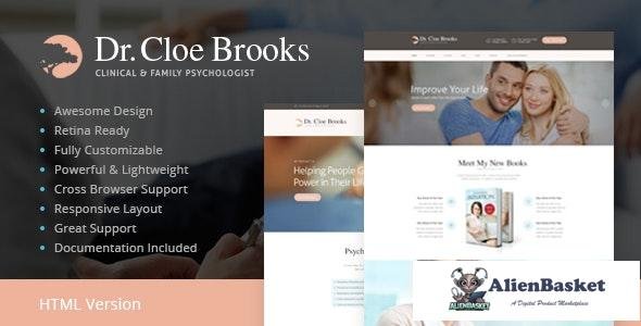 15774 Cloe Brooks v1.1 - Psychology, Counseling and Medical Site Template 