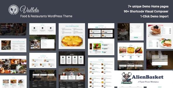 12540 Valleta v1.2 - Food & Restaurants WordPress Theme 
