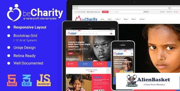 19887 beCharity v1.0 - HTML5 Charity Template 