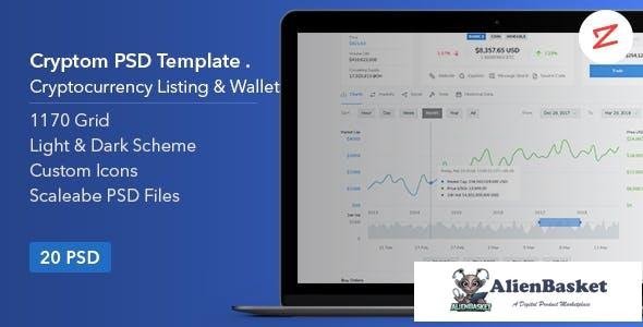 14391 Cryptom v1.0 - Crypto Currency PSD Template 