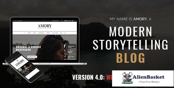 12649 Amory Blog v4.3 - A Responsive WordPress Blog Theme 
