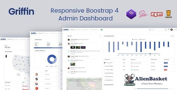 15758 Griffin v1.2 - Developer-friendly Bootstrap 4 Admin Dashboard & UI Kit 