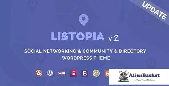 13513 Listopia v2.0.2 - Directory, Community WordPress Theme 