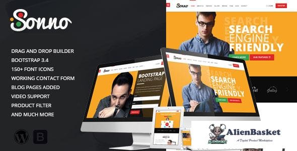 18787 Sonno v1.2 - Startup Marketing Landing Page WP Theme 