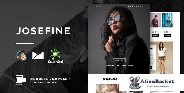 26867 Josefine v1.0 - E-commerce Responsive Email for Fashion & Accessories with Online Builder 