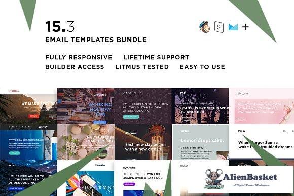 10331 15 Email templates bundle III 