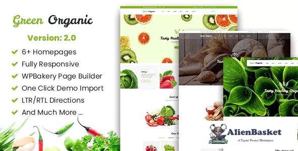 14457 Green Organic v2.6 - Organic Store & Bakery Theme 