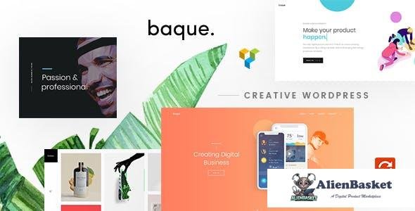 14201 Baque v1.0.4 - Multipurpose Onepage Creative WP Theme 