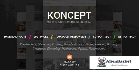 17648 Koncept - Responsive Multi-Concept Wordpress Theme 