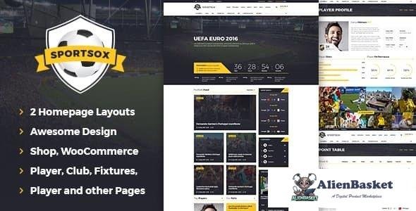 13881 Sportsox v1.0 - Sport Team Clubs HTML Template 