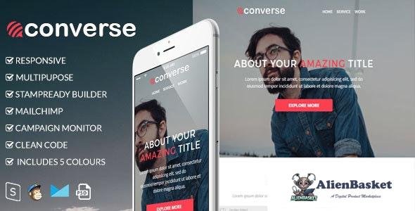 18305 Converse v1.0 - Responsive Email Template 