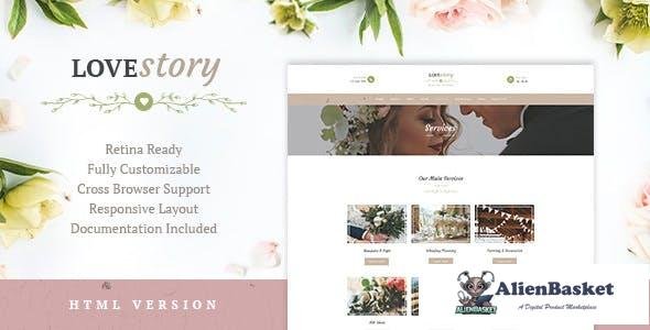 14648 Love Story - Wedding and Event Planner Site Template 
