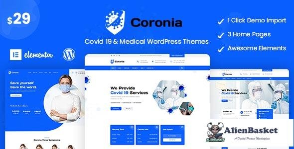 22801 Coronia v1.0.0 - Covid 19 & Medical WordPress Themes 