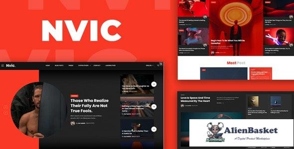 27838 Nvic v1.0 - Blog and Magazine HTML Template 