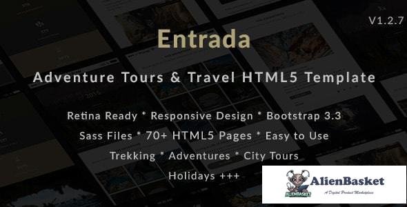 11400 Entrada v1.2.7 - Tour & Travel HTML Template for Tour Agency 