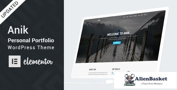 25559 Anik v2.0 - Personal Portfolio WordPress Theme 