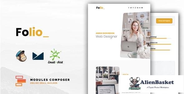 27537 Folio v1.0 - Personal Portfolio Responsive Email ideal for Creatives with Online Builder 