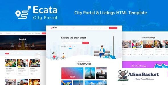 25159 Ecata v1.0 - City Guide HTML Template 