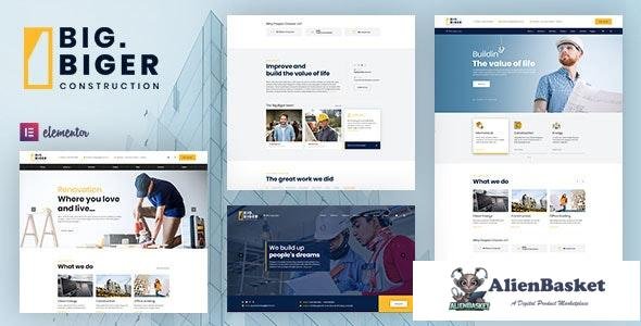 17792 Bigger v1.0.1 - Construction WordPress Theme 