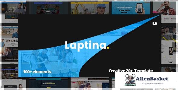 10832 Laptina - Multi-Purpose Business & Financial Professional, Consulting PSD Template 