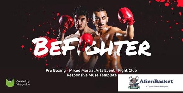19438 BeFighter v1.0 - Boxing Event / Mixed Martial Arts / Fight Club Responsive Muse Template 