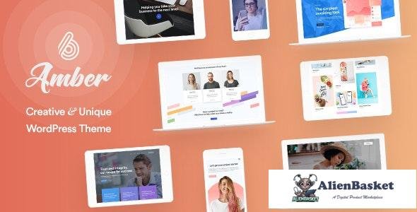 24450 Amber Six v1.8 - Creative and Multipurpose WordPress Theme 