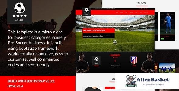 20992 Pro Soccer v1.0 - Football Club Template 