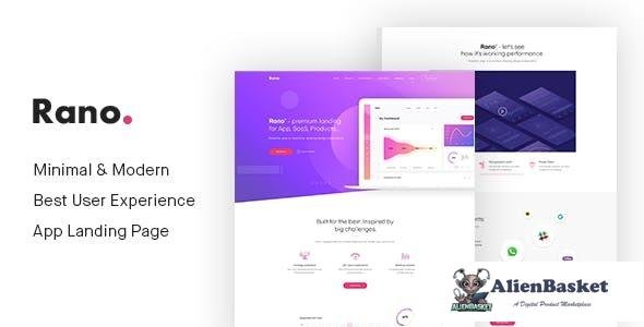 10853 Rano - Landing Page HTML Template 