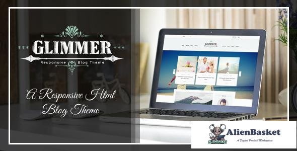 12767 Glimmer - A Responsive HTML Blog Theme 
